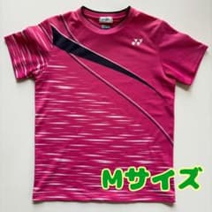 奈良岡 YONEX ピンク ゲームシャツ M ヨネックス バドミントン テニス