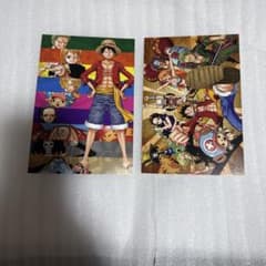 ワンピース ポストカード 2枚セット 麦わらストア 東京ワンピース