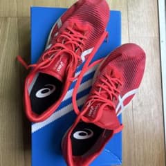 ASICS DS Trainer スパイクシューズ レッド25.5センチ - メルカリ