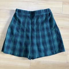 値下げ！UNIQLO KIDS チェック柄キュロット 140cmのサムネイル