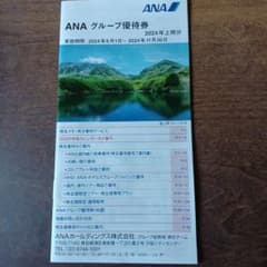 ANA株主優待券番号書2枚のサムネイル