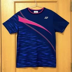 YONEX ゲームシャツ 10410 ユニL ネイビー 奈良岡着用 - メルカリ