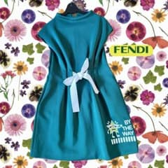 新品FENDI 6Aグリーン ワンピースタグ付き - メルカリ