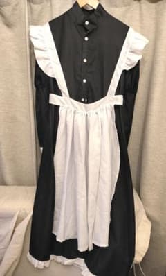 メイド服 黒と白 カチューシャ付のサムネイル