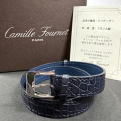 未使用 カミーユフォルネ ブレスレット アリゲーター クロコダイル 