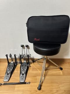 Pearl ツインペダルとドラムスローンセットのサムネイル