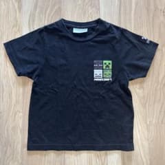 マイクラ　半袖Tシャツ　黒　130のサムネイル