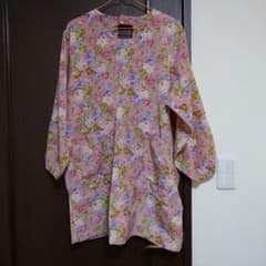 花柄長袖割烹着のサムネイル