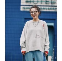 niko and[be with M]Misayo配色ドルプルオーバー - メルカリ