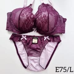 30%off】10617EFPU E75/L 上下セット パープル - メルカリ