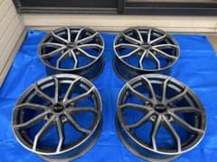 オプション 人気 17×7J　pcd112　48球面座ハブ径57.1ゴルフ FF LOWE MAK VOLKSWARGEN 7J 4本 中古ホイール 純正 VII 7 ゴルフ タイヤ・ホイール