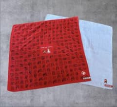 【限定品】 スーパーマリオ タオルセット 赤・グレー 2枚組のサムネイル