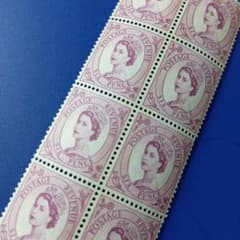 9385 外国切手 イギリス 1950年代 エリザベス女王 8枚連 レア - メルカリ