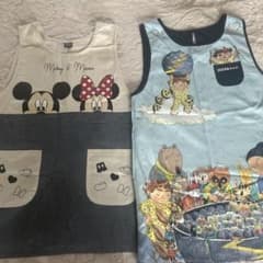 ミッキー＆ミニー ばばばあちゃん エプロン 2枚セットのサムネイル