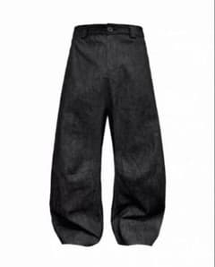 私物断捨離丸jcaesar studio バギーデニム ワイドデニム ブラック