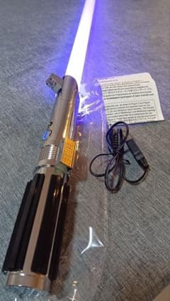合金製ライトセーバー アナキン仕様 SWギミック 振動 音 光 usb充電 新品 合金製ライトセーバー アナキン仕様 SWギミック 振動 音 光 usb充電