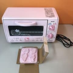 美品 ハローキティ オーブントースター SANYO クッキー抜き型付き 美品 ハローキティ オーブントースター SANYO クッキー抜き型