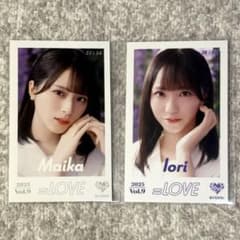 LOVE イコラブ 野口衣織 佐々木舞香 ミニフォト 絶対アイドル辞めない