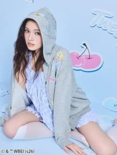 태그 첨부★SNIDEL HOME★Tweety 파커★그레이
