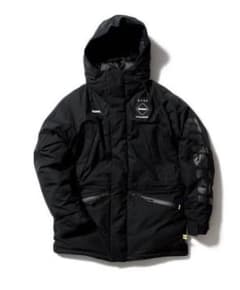 FCRB DOWN BENCH COAT 黒 M ダウンベンチコートのサムネイル