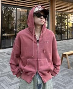 【完売品‼️】adamasteダブルジップショートフーディー Lサイズのサムネイル