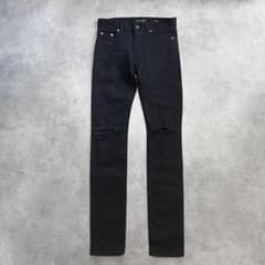 SAINT LAURENT PARIS ブラックスキニーデニム 29 エディ期 - メルカリ