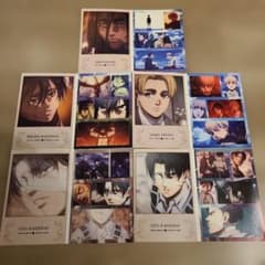 一番くじ　進撃の巨人 メモリアルカード 5枚セット