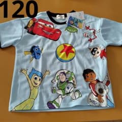 신품 Disney 픽사 반팔 T 셔츠 120