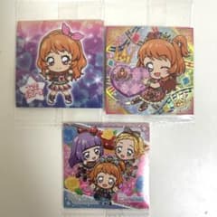 アイカツ！ウエハース ステッカー 3枚セット 大空あかり、ルミナスのサムネイル