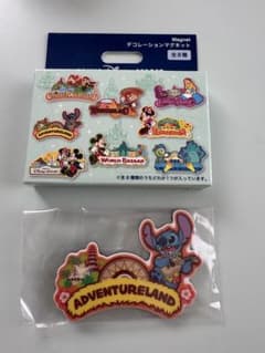 ディズニー ランド　デコレーションマグネット アドベンチャーランド スティッチのサムネイル
