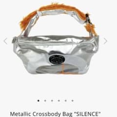 【未開封】VAUNDY ロゴ入りバッグ ホワイト SILENCE Vaundy Metallic Crossbody Bag 