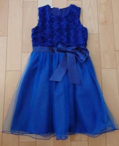 キッズ ドレス ブルー 160cmのサムネイル