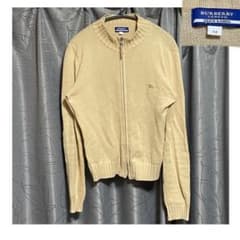 人気】バーバリーブルーレーベル コットンニット ジップジャケット M