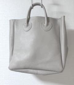 YOUNG & OLSEN トートバッグ グレージュ 本革 シボレザー - メルカリ