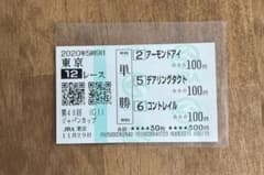 2020年 ジャパンカップ 現地単勝馬券 三冠馬3頭 アーモンドアイ - メルカリ