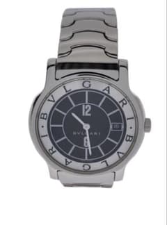 BVLGARI アナログ腕時計 ブラック 2025年12月OH済み - メルカリ