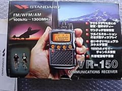 STANDARD VR-150 受信機 本体 美品　取説　外箱に破れあります STANDARD VR-150 受信機 本体 美品 取説 外箱に破れあります - メルカリ