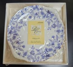 Noritake ノリタケ ボーンチャイナ ケーキ 皿 ブルーソレンティーノ