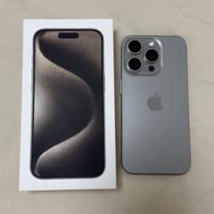 iPhone15Pro 128GB ナチュラルチタニウムのサムネイル