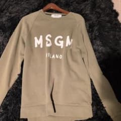 MSGM スウェット カーキ Sのサムネイル