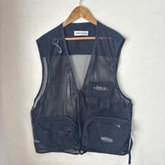 COM Studios メッシュ フィッシングベスト ブラック M ダンス衣装