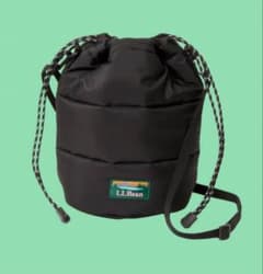 【新品】L.L.Bean 巾着ポシェット（ブラック）ブランドアイテム付録のサムネイル