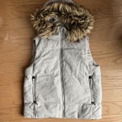 Gapファー付きダウンベスト - メルカリ