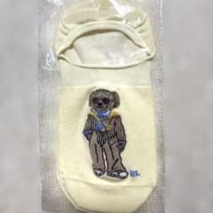新品　ポロベア　フットカバー　すべり止め付き　ポロラルフローレン　靴下　ソックスのサムネイル