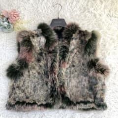 美品✨ フェリスキャット＆ブルーフォックス シルク 最高級毛皮 ファー