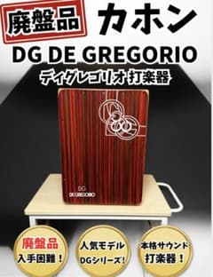 廃盤品】カホン DG DE GREGORIO デ グレゴリオ+ケース付 打楽器 - メルカリ