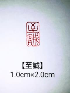 Seal engraving, signature seal, play seal, elegant seal, auspicious word seal, head seal, Liaoning frozen stone, 1.0×2.0cm "Sincerity"