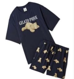 タイムセール】ジェラートピケ ベアワンポイントTシャツ&ショート