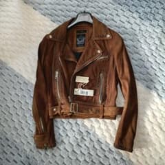 DIESEL のスエード素材のダブルライダース！ほぼ新品！！のサムネイル
