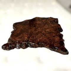 【美品】天然木 瘤杢 飾り台 花台 盆栽台 一枚板 木製 無垢材 置物台のサムネイル